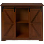 The Lakeside Collection Barn Door-Style Buffet Cabinets