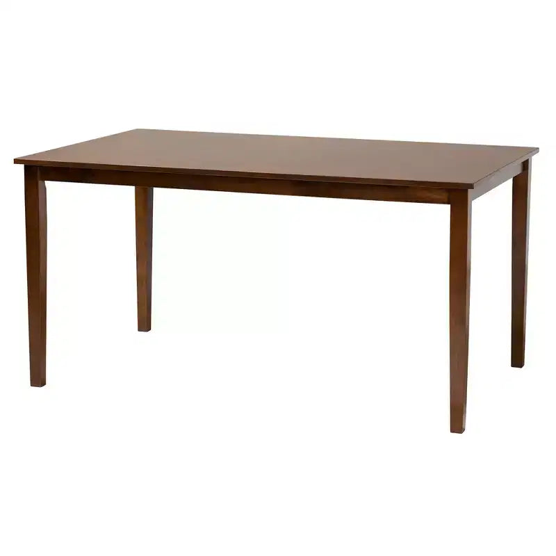 Ensemble de salle à manger moderne Baxton Studio Florencia en tissu et bois