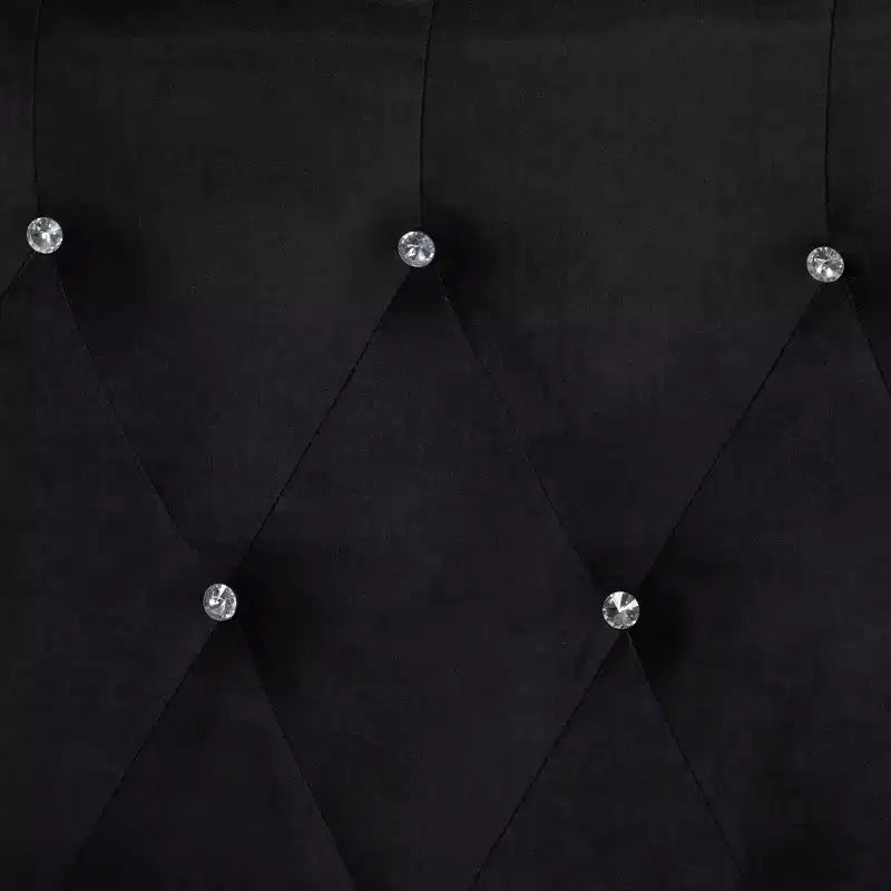Lit à panneaux en métal contemporain Baxton Studio Easton, style glamour et luxe