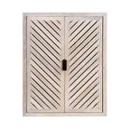 Meuble haut de salle de bain à 2 portes Kate & Laurel All Things Decor Mezzeta 22x28