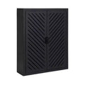 Kate & Laurel All Things Decor 22x28 Mezzeta Tall 2-Door Bath Cabinet