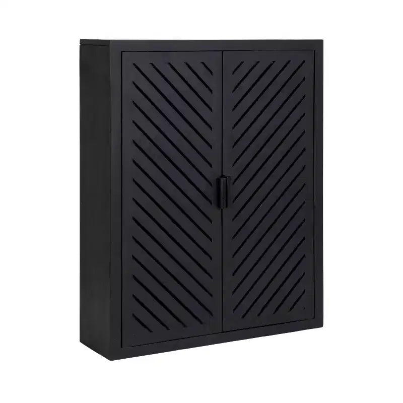 Kate & Laurel All Things Decor 22x28 Mezzeta Tall 2-Door Bath Cabinet