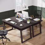 Bureau de direction Lantine, 140 cm, en bois, avec tiroir, bureau d'étude, de style Mid-Century, meuble de travail