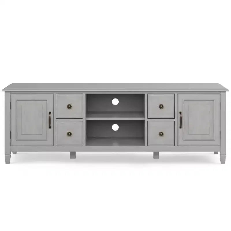 Meuble TV large WyndenHall 72 Hampshire pour téléviseurs jusqu'à 80