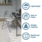 Chaise pliante en tissu SmartFold COSCO