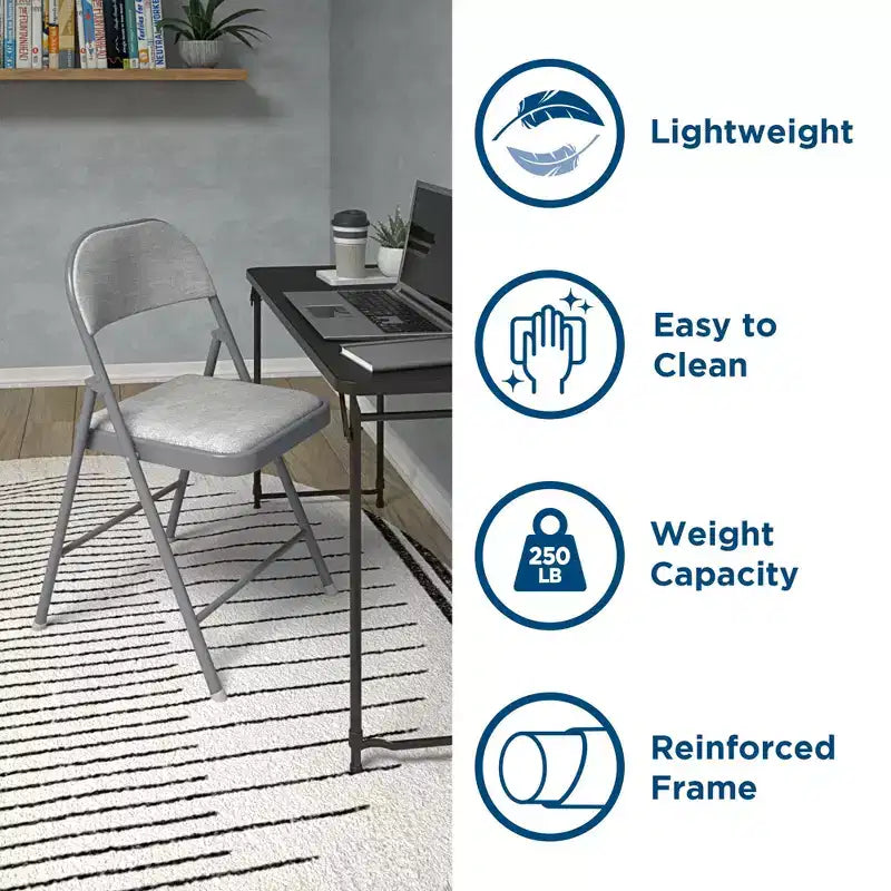 Chaise pliante en tissu SmartFold COSCO