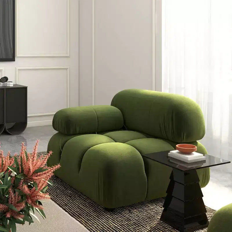 Fauteuil de salon modulaire moderne Jennifer Taylor Home Marcel 36 Bubble