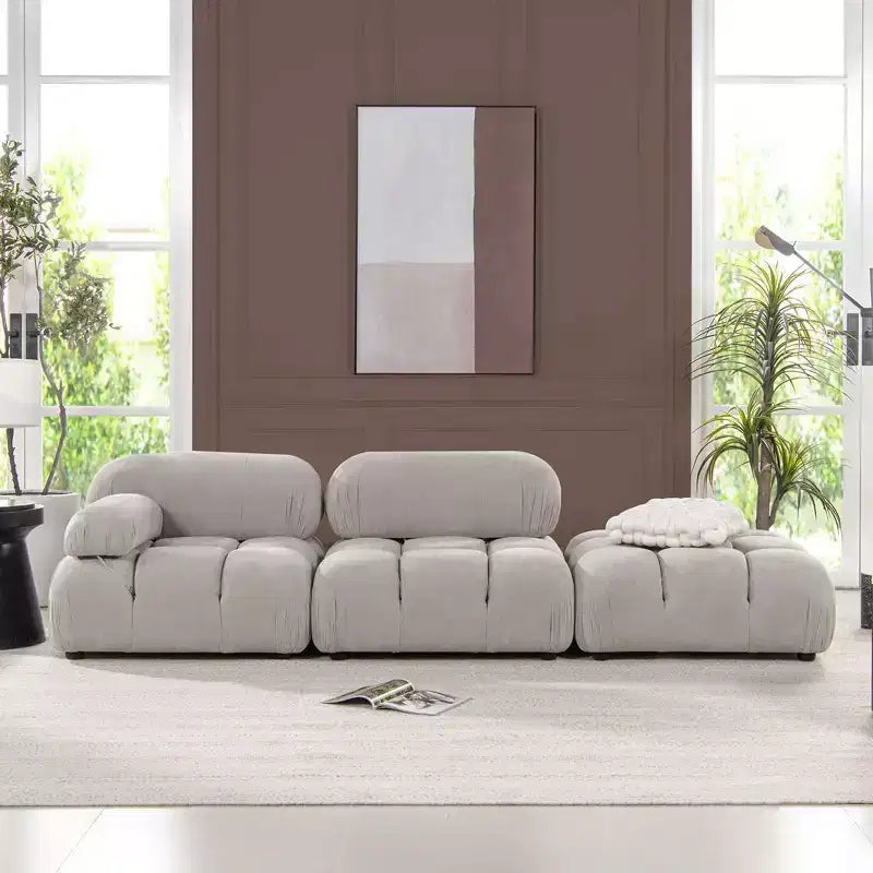 Fauteuil de salon modulaire moderne Jennifer Taylor Home Marcel 36 Bubble