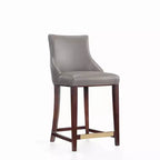 Manhattan Comfort Lot de 3 tabourets de bar modernes Shubert en similicuir à hauteur de comptoir