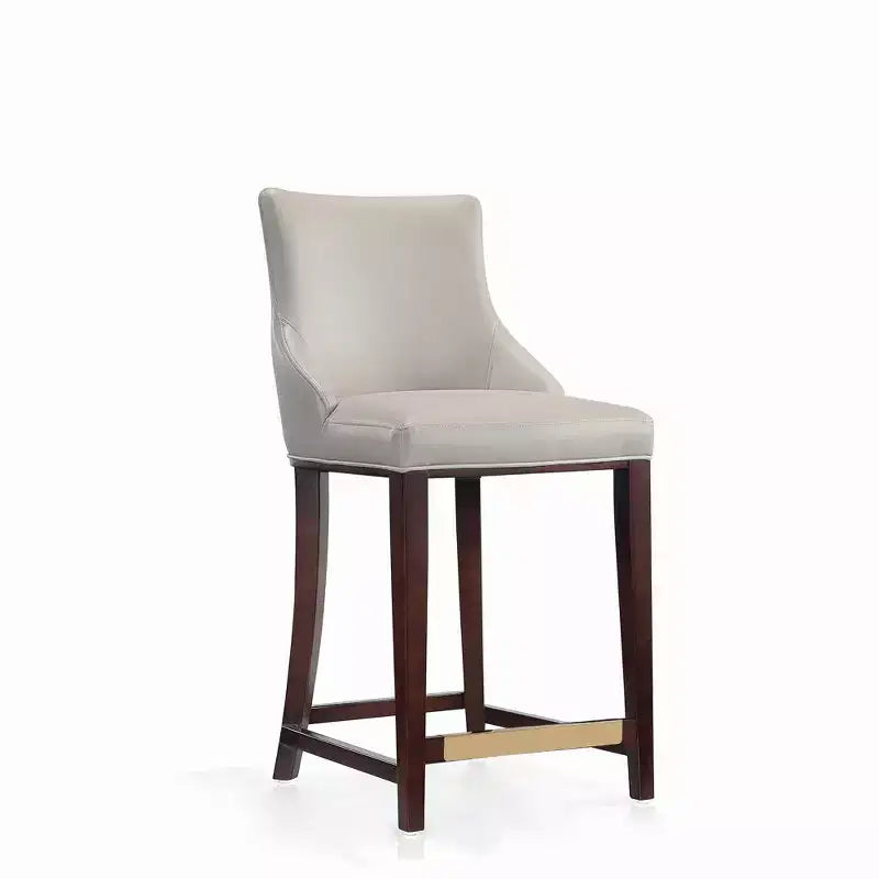 Manhattan Comfort Lot de 3 tabourets de bar modernes Shubert en similicuir à hauteur de comptoir