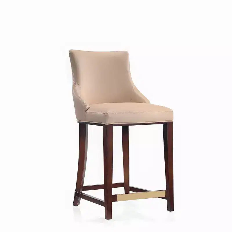 Manhattan Comfort Lot de 3 tabourets de bar modernes Shubert en similicuir à hauteur de comptoir