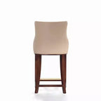 Manhattan Comfort Lot de 3 tabourets de bar modernes Shubert en similicuir à hauteur de comptoir