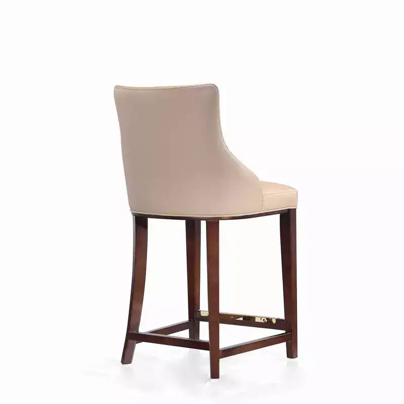 Manhattan Comfort Lot de 3 tabourets de bar modernes Shubert en similicuir à hauteur de comptoir