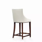 Manhattan Comfort Lot de 3 tabourets de bar modernes Shubert en similicuir à hauteur de comptoir