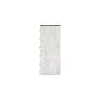 Signature Design by Ashley Commode Shawburn décontractée, blanc délavé/gris anthracite