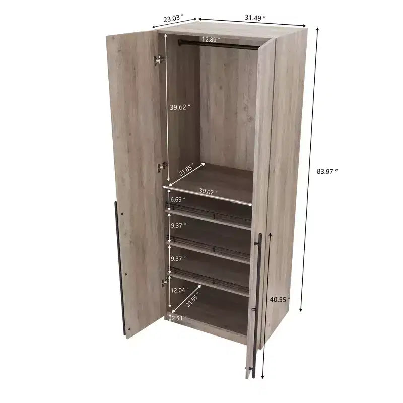 Armoire module 2 portes Manhattan Comfort Lee