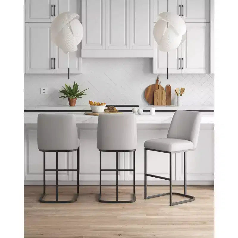 Manhattan Comfort Lot de 3 tabourets de bar Serena