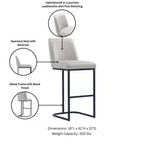 Manhattan Comfort Lot de 3 tabourets de bar Serena