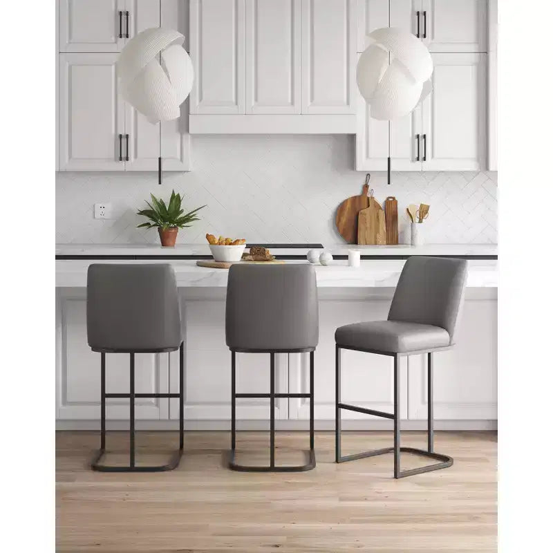 Manhattan Comfort Lot de 3 tabourets de bar Serena