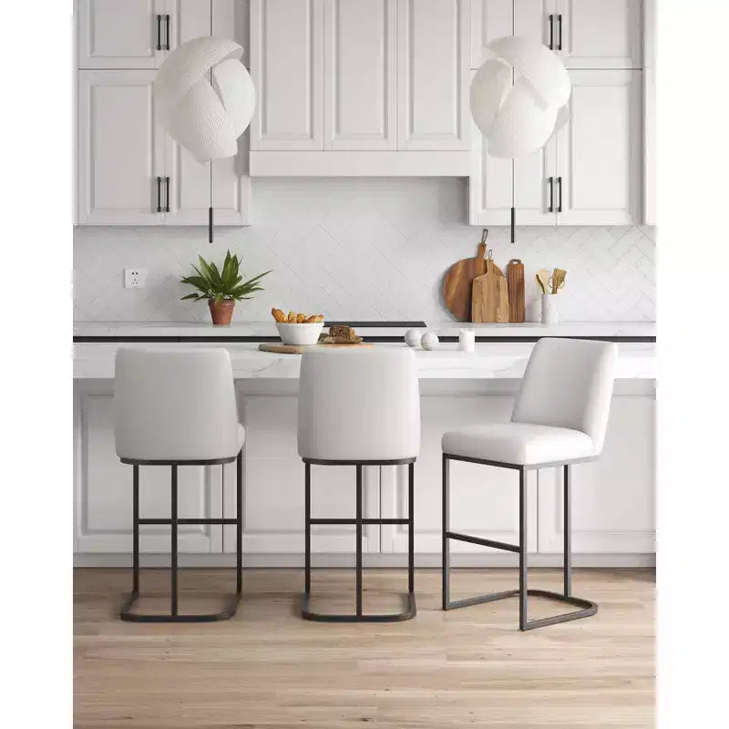 Manhattan Comfort Lot de 3 tabourets de bar Serena