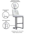 Manhattan Comfort Lot de 3 tabourets de bar Serena