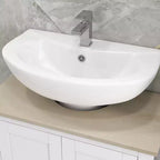 Meuble de salle de bain sous lavabo Kleankin, unité de rangement en U avec étagère interne réglable