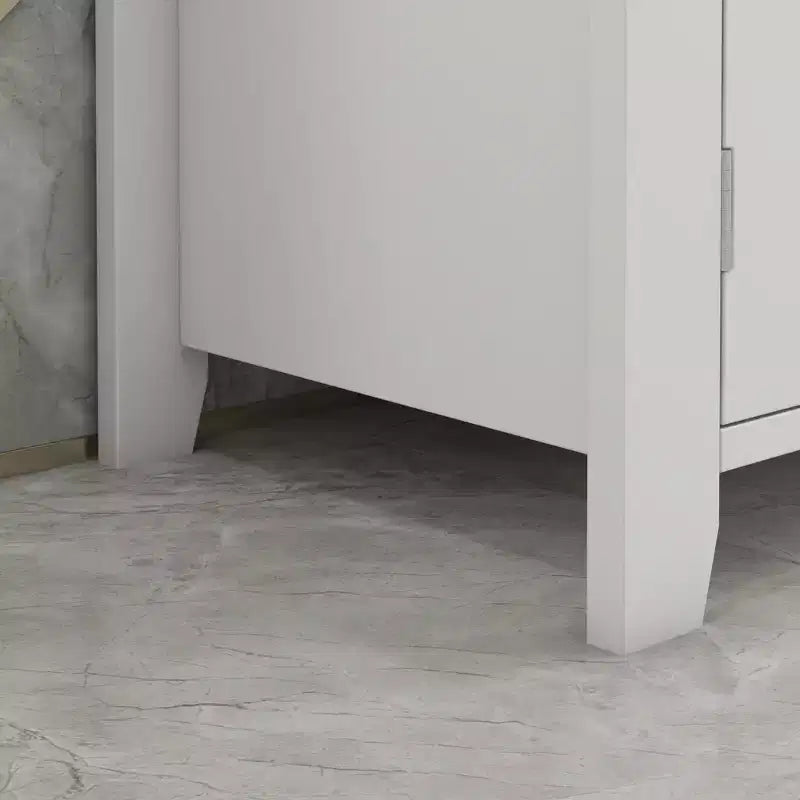 Meuble de salle de bain sous lavabo Kleankin, unité de rangement en U avec étagère interne réglable