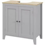 Meuble de salle de bain sous lavabo Kleankin, unité de rangement en U avec étagère interne réglable