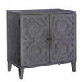 Powell Kinsley Solid Wood 2 Doors and 2 Shelves Accent Cabinet