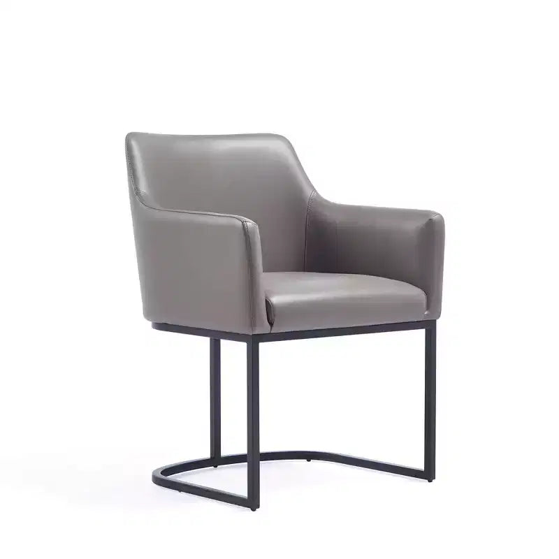 Lot de 2 fauteuils de salle à manger Serena Modern en similicuir – Manhattan Comfort