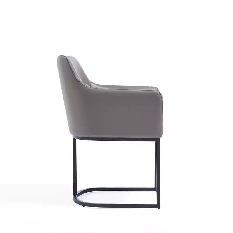 Lot de 2 fauteuils de salle à manger Serena Modern en similicuir – Manhattan Comfort