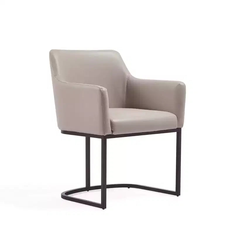 Lot de 2 fauteuils de salle à manger Serena Modern en similicuir – Manhattan Comfort