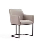 Lot de 2 fauteuils de salle à manger Serena Modern en similicuir – Manhattan Comfort