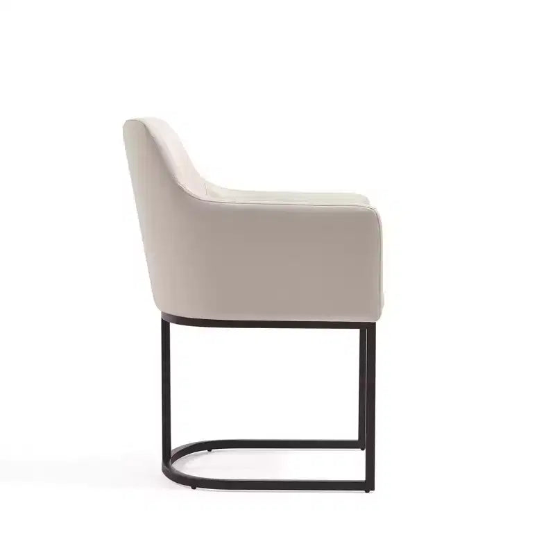 Lot de 2 fauteuils de salle à manger Serena Modern en similicuir – Manhattan Comfort