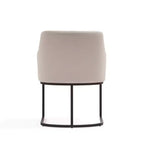 Lot de 2 fauteuils de salle à manger Serena Modern en similicuir – Manhattan Comfort