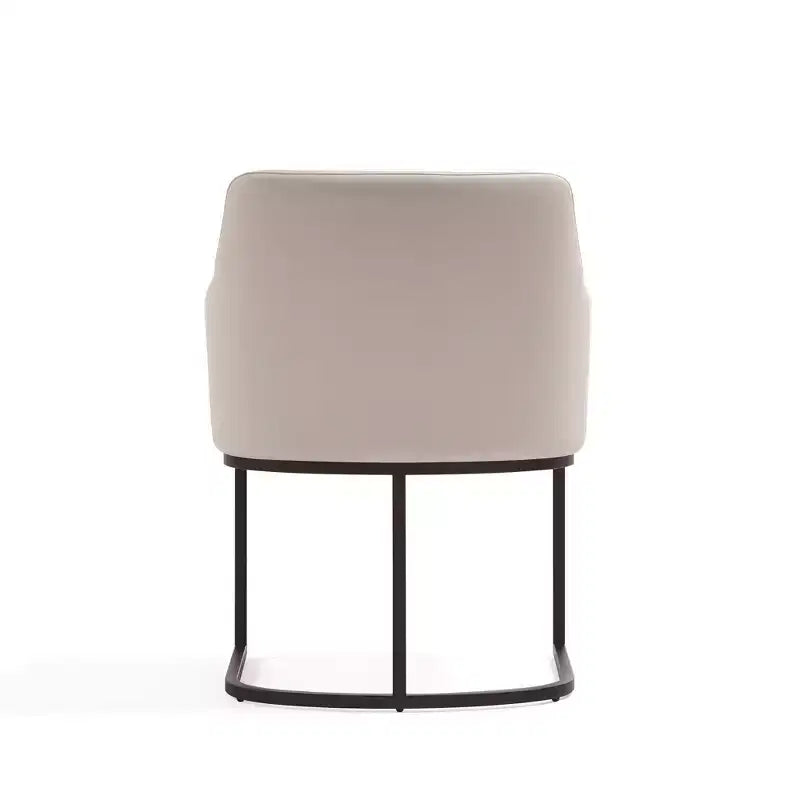 Lot de 2 fauteuils de salle à manger Serena Modern en similicuir – Manhattan Comfort