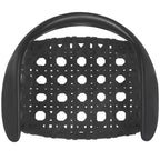 Fauteuil d'appoint tissé en cuir Walda - ACH1010 - Noir - Safavieh