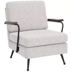 Fauteuil Lohan - ACH5201A - Gris clair/doré - Safavieh