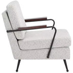 Fauteuil Lohan - ACH5201A - Gris clair/doré - Safavieh
