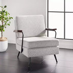 Fauteuil Lohan - ACH5201A - Gris clair/doré - Safavieh