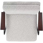 Fauteuil Lohan - ACH5201A - Gris clair/doré - Safavieh