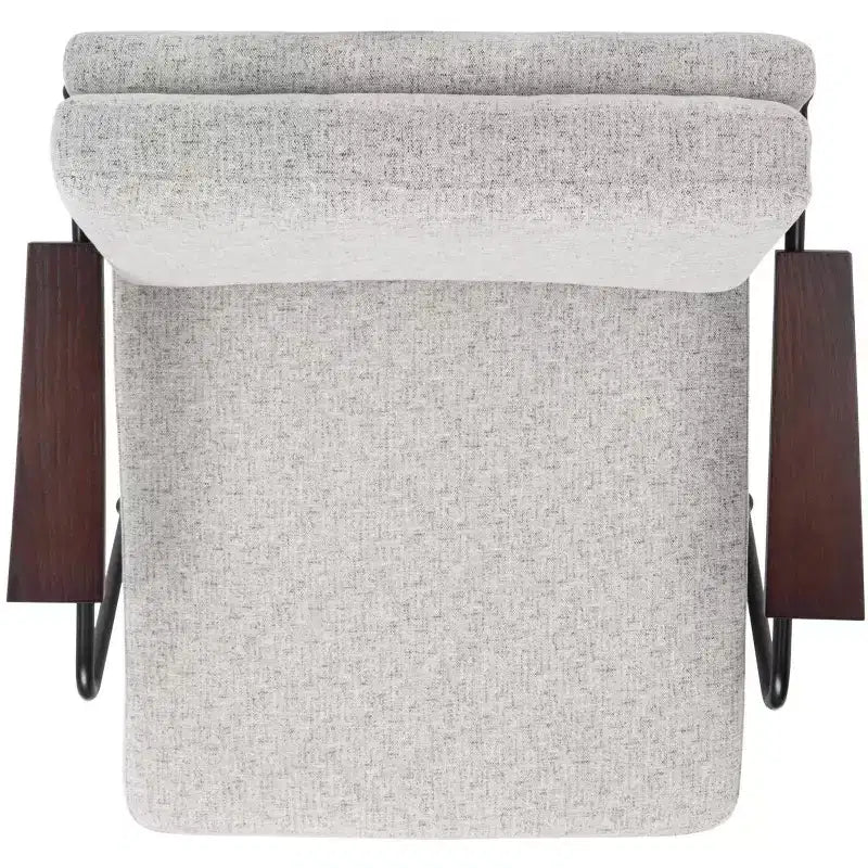 Fauteuil Lohan - ACH5201A - Gris clair/doré - Safavieh