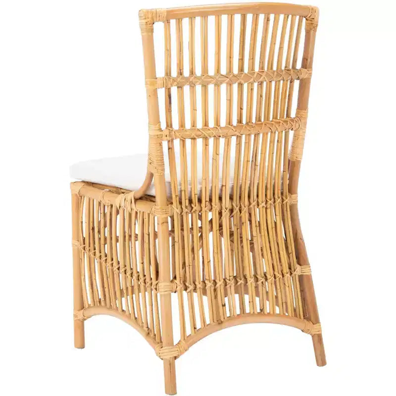 Fauteuil d'appoint Erika en rotin avec coussin - ACH6511 - Lot de 2 - Safavieh