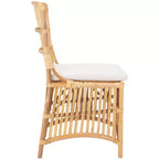Fauteuil d'appoint Erika en rotin avec coussin - ACH6511 - Lot de 2 - Safavieh