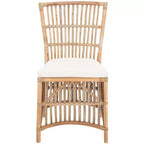 Fauteuil d'appoint Erika en rotin avec coussin - ACH6511 - Lot de 2 - Safavieh