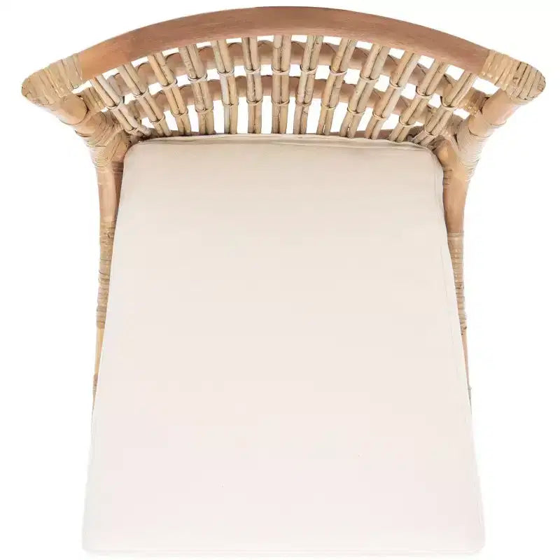 Fauteuil d'appoint Erika en rotin avec coussin - ACH6511 - Lot de 2 - Safavieh
