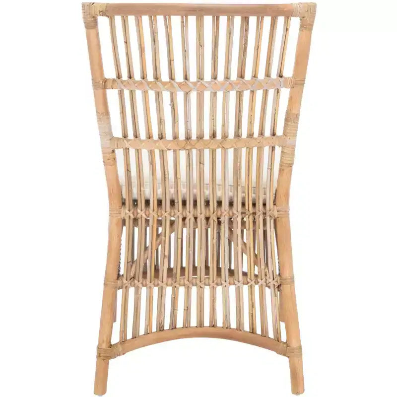 Fauteuil d'appoint Erika en rotin avec coussin - ACH6511 - Lot de 2 - Safavieh