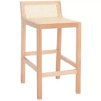 Tabouret de bar bas en cannage Saito - BST9500 - Safavieh