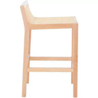 Tabouret de bar bas en cannage Saito - BST9500 - Safavieh