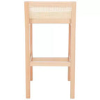 Tabouret de bar bas en cannage Saito - BST9500 - Safavieh